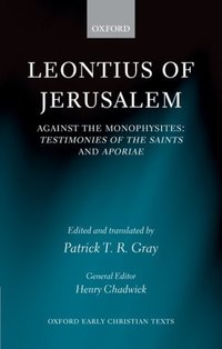 Book Cover for Leontius of Jerusalem by Leontius, Patrick T R Gray