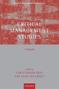 Book Cover for Critical Management Studies by Christopher Grey, Hugh Willmott