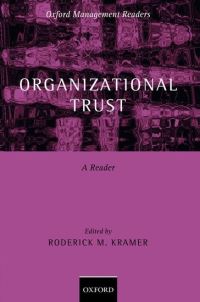 Book Cover for Organizational Trust by Roderick M Kramer