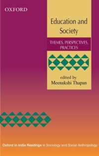 Book Cover for Education and Society by Meenakshi Thapan, T N Madan