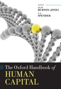 Book Cover for The Oxford Handbook of Human Capital by Gary S Nobel Laureate, University of Chicago Becker