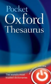 Book Cover for Pocket Oxford Thesaurus by Sara Hawker