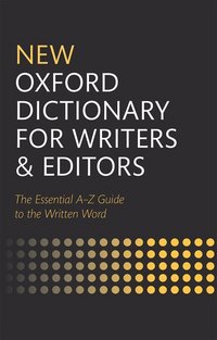 Book Cover for New Oxford Dictionary for Writers and Editors by 