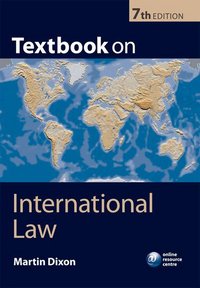 Book Cover for Textbook on International Law by Martin Dixon