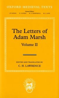 Book Cover for The Letters of Adam Marsh. Volume II by Adam Marsh, Hugh Lawrence