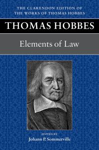 Book Cover for Thomas Hobbes - Elements of Law by Thomas Hobbes