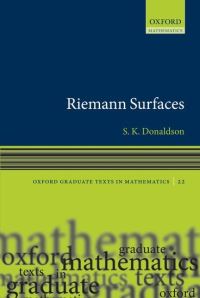 Book Cover for Riemann Surfaces by S K Donaldson
