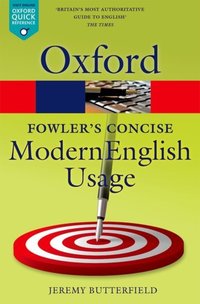 Book Cover for Fowler's Concise Dictionary of Modern English Usage by H W Fowler