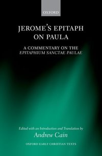 Book Cover for Jerome's Epitaph on Paula by Jerome