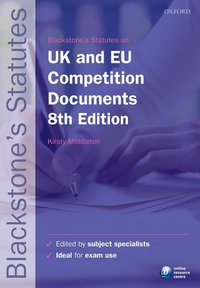Book Cover for Blackstone's UK & EU Competition Documents by Kirsty Dougan