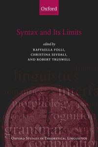 Book Cover for Syntax and Its Limits by Raffaella Folli, Christina Sevdali, Robert Truswell
