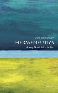Book Cover for Hermeneutics by Jens Zimmermann