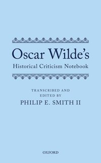 Book Cover for Historical Criticism Notebook by Oscar Wilde