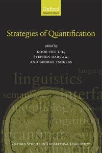 Book Cover for Strategies of Quantification by KookHee Gil, Stephen Harlow, George Tsoulas