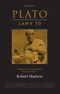 Book Cover for Plato: Laws 10 by Robert Seton Hall University, New Jersey Mayhew