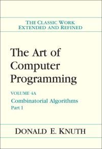 Book Cover for The Art of Computer Programming. Volume 4A Combinatorial Algorithms by Donald Ervin Knuth