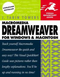 Book Cover for Dreamweaver MX for Windows and Macintosh by J Tarin Towers