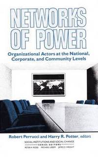 Book Cover for Networks of Power by Robert Perrucci, Harry R Potter, Purdue University