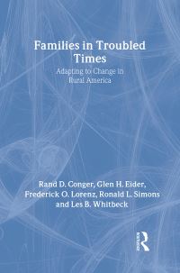 Book Cover for Families in Troubled Times by Rand Conger, Glen H Elder