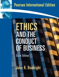 Book Cover for Ethics and the Conduct of Business by John Raymond Boatright