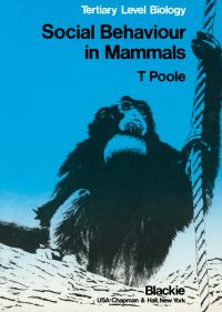 Book Cover for Social Behaviour in Mammals by Trevor B Poole