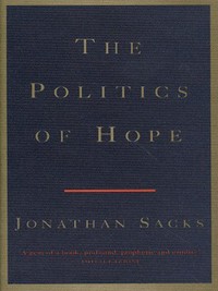 Book Cover for The Politics of Hope by Jonathan Sacks