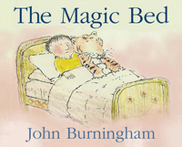 Book Cover for The Magic Bed by John Burningham