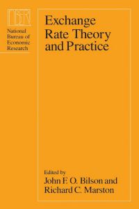 Book Cover for Exchange Rate Theory and Practice by John F Bilson, Richard C Marston