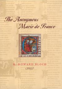 Book Cover for The Anonymous Marie De France by R Howard Bloch