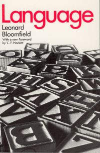 Book Cover for Language by Leonard Bloomfield