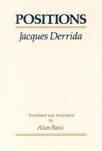 Book Cover for Positions by Jacques Derrida