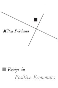 Book Cover for Essays in Positive Economics by Milton Friedman