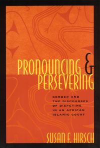 Book Cover for Pronouncing and Persevering by Susan F Hirsch