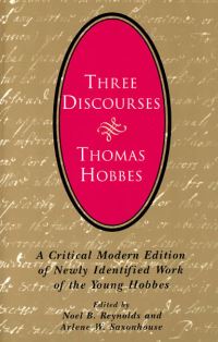 Book Cover for Three Discourses by Thomas Hobbes