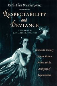 Book Cover for Respectability and Deviance by RuthEllen Boetcher Joeres