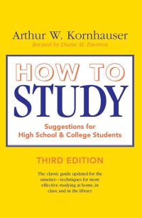 Book Cover for How to Study by Arthur W Kornhauser