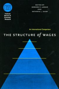 Book Cover for The Structure of Wages by Edward P Lazear, Kathryn Shaw