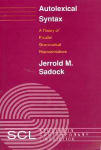 Book Cover for Autolexical Syntax by Jerrold M Sadock
