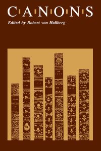 Book Cover for Canons by Robert von Hallberg