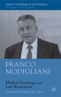 Book Cover for Franco Modigliani by Michael Szenberg, Lall Ramrattan