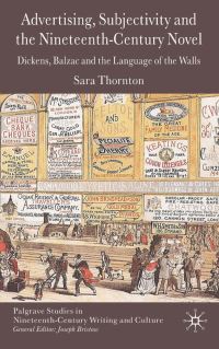 Book Cover for Advertising, Subjectivity and the Nineteenth-Century Novel by Sara Thornton