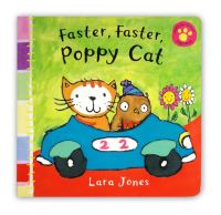 Book Cover for Faster, Faster, Poppy Cat by Lara Jones