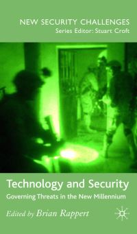 Book Cover for Technology and Security by Brian Rappert