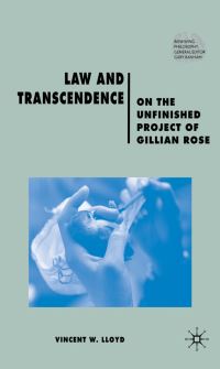 Book Cover for Law and Transcendence by Vincent W Lloyd