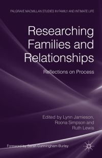 Book Cover for Researching Families and Relationships by Lynn Jamieson, Roona Simpson, Ruth Lewis