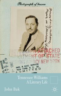 Book Cover for Tennessee Williams by John S Bak