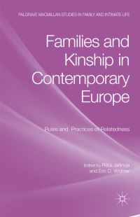 Book Cover for Families and Kinship in Contemporary Europe by Riitta Jallinoja, Eric D Widmer