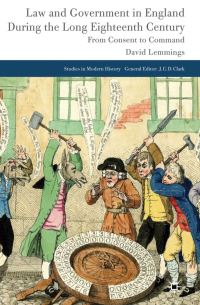 Book Cover for Law and Government in England in the Long Eighteenth Century by David Lemmings
