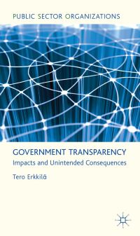 Book Cover for Government Transparency by Tero Erkkilä