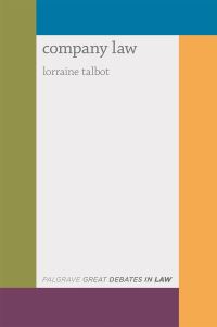 Book Cover for Great Debates in Company Law by Lorraine Talbot